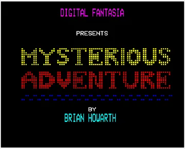 Mysterious Adventure 11 - Waxworks (1983)(Digital Fantasia) screen shot title